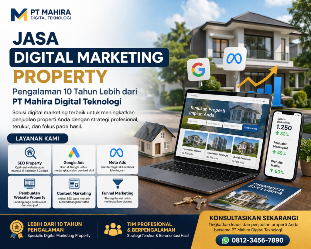 Jasa Digital Marketing Property Pengalaman