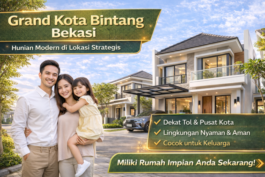 grand-kota-bintang-bekasi-rumah-cluster-modern Perumahan Grand Kota Bintang Bekasi dengan rumah cluster modern dua lantai cocok untuk keluarga muda