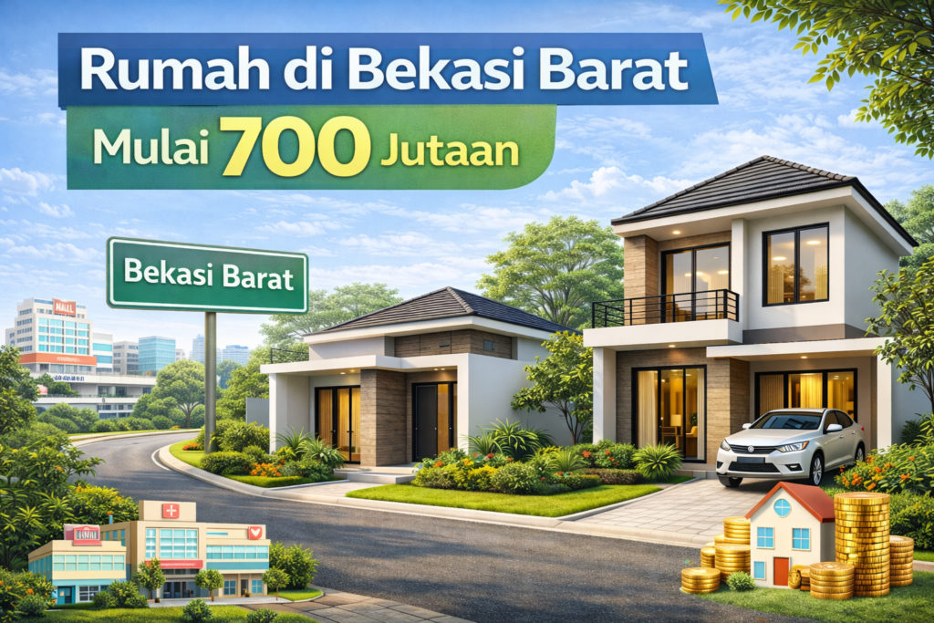 Perkembangan pasar properti Bekasi dengan rumah minimalis modern di kawasan Bekasi Barat